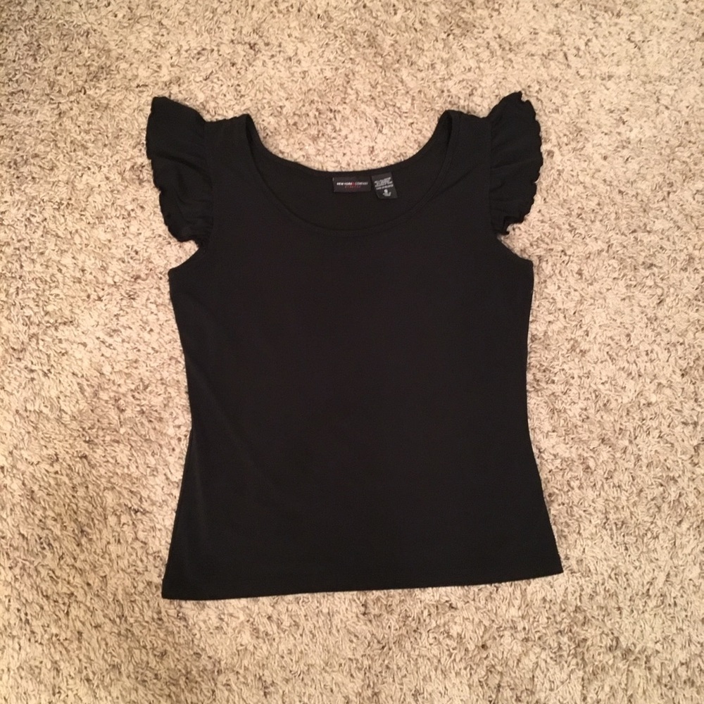 New York & Company Black Blouse